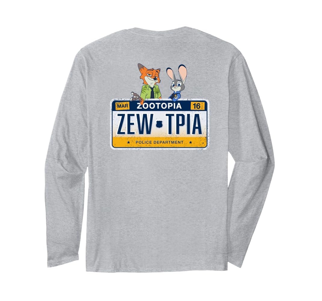 ズートピア 長袖Tシャツ ZOOTOPIA COMIC STYLE Pre-Order